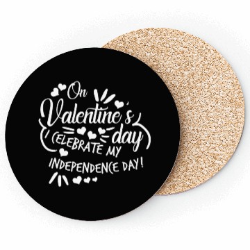 Discover Valentine's Day Independent Single Coasters