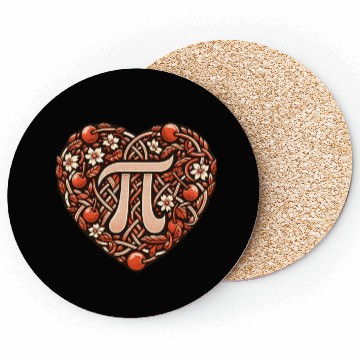 Discover Cherry PI Day Coasters