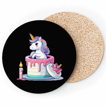 Discover Unicorn Cake Surprise Coasters