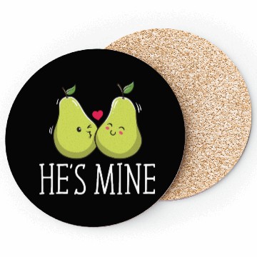 Discover Hes Mine Funny Bride Humor Future Wife Wedding Pun Coasters