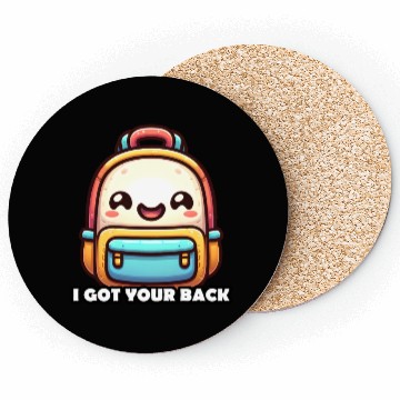 Discover I got your back backpack Coasters