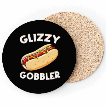 Discover Hot Dog Glizzy Gobbler Number One Gladiator Coasters