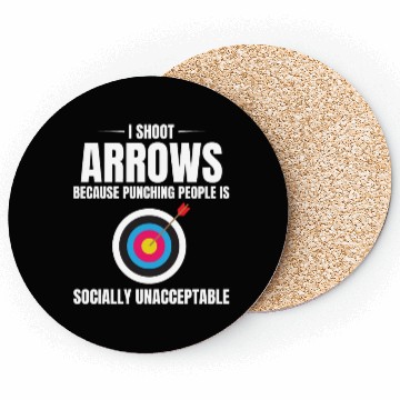 Discover Archery Targets Archer Bullseye Shooting Sport Coasters