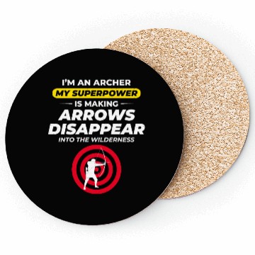 Discover Archery Targets Archer Bullseye Shooting Sport Coasters