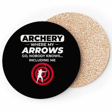Discover Archery Targets Archer Bullseye Shooting Sport Coasters