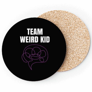 Discover Team Weird Kid Coasters