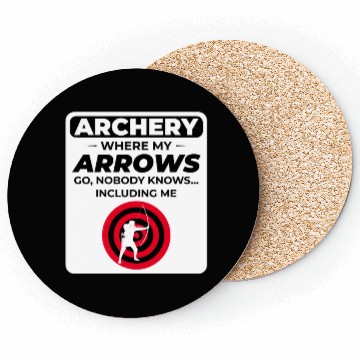 Discover Archery Targets Archer Bullseye Shooting Sport Coasters