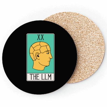 Discover LLM Tarot Card - LLMs - Large Language Model - AI Coasters