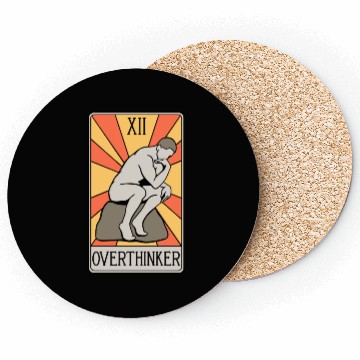 Discover Overthinker Tarot Card - Introvert - Anxiety Coasters