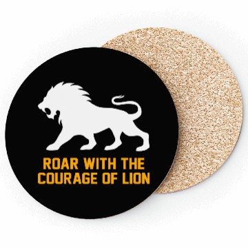 Discover Alpha Roar Nature Lover Graphic Animal King 7 Coasters