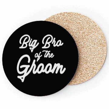 Discover Big Bro Of The Groom - Bachelor Bash Edition Coasters
