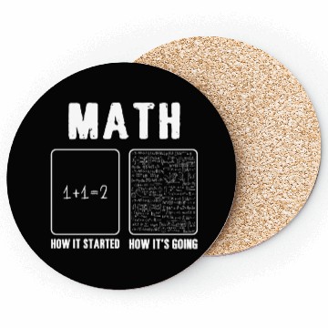 Discover Mathematics Teachers Funny Math Teacher Coasters