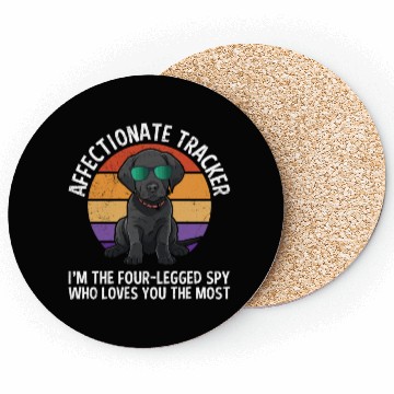 Discover Labrador Lover AFFECTIONATE TRACKER Labrador Coasters