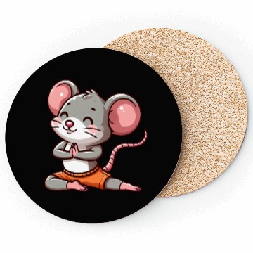 Discover Yoga with Rat & Mouse: Relaxation and Gymnastics Coasters