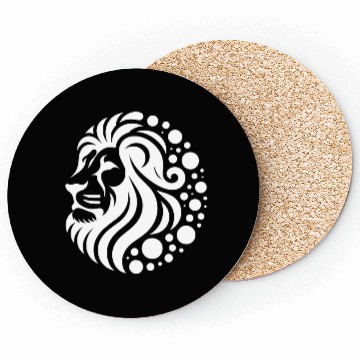 Discover Proud Lion's Head With Mane Coasters