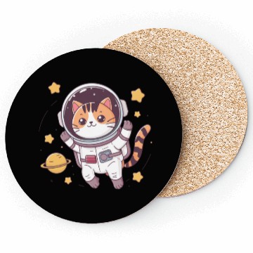 Discover Cosmic Tiger Cub Coasters