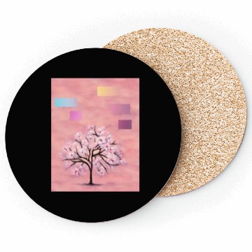 Discover Cherry Blossom Tree, Nature,Green Earth Series Coasters