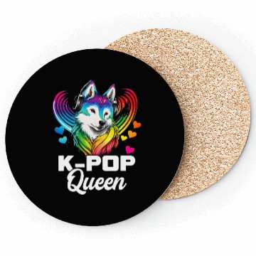 Discover Kpop Queen Bias Wolf Korean Pop Merch Kpop Coasters