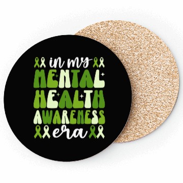 Discover In My Mental Health Awareness Era Groovy Coasters