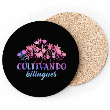 Discover Cultivando Bilingües Spanish Teacher Coasters