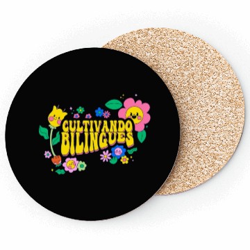 Discover Cultivando Bilingües Spanish Teacher Coasters