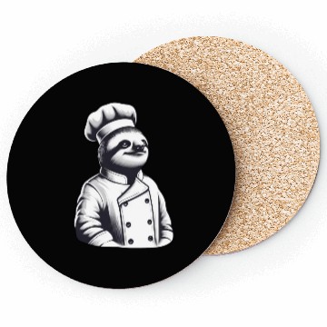 Discover Proud Sloth Chef: Master of the Kitchen Coasters