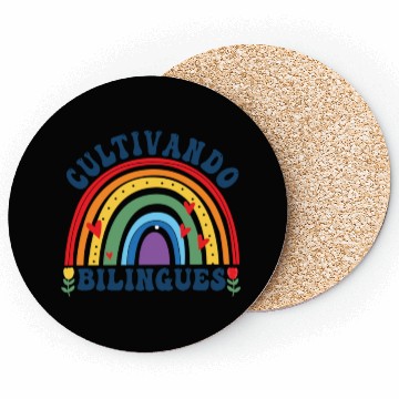 Discover Cultivando Bilingües Spanish Teacher Coasters