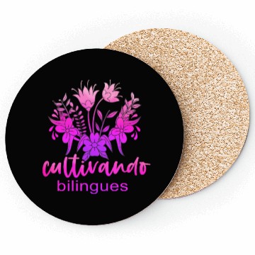 Discover Cultivando Bilingües Spanish Teacher Coasters