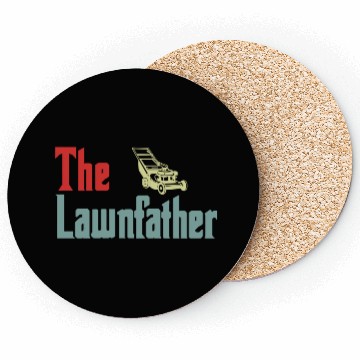 Discover Lawn Mowing Lawnfather Father's Day Funny Coasters