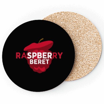 Discover Cute Raspberry Beret Coasters