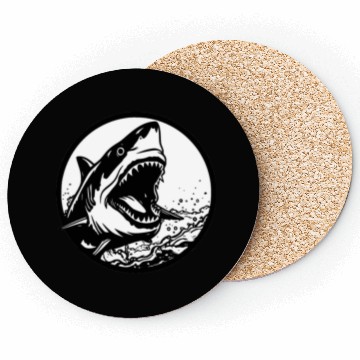 Discover Great White Shark - Ocean Shark - Shark Lover Coasters