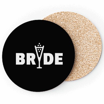Discover Bride Bubbly (Hen Night Bachelorette Party White) Coasters