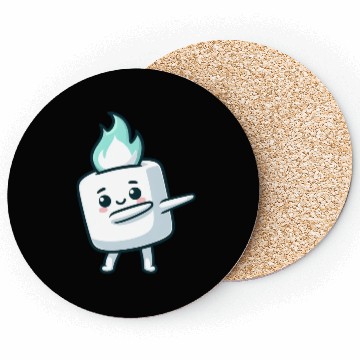 Discover Sweet Marshmallow Sugar Comic Coasters