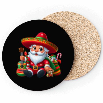 Discover Cinco de Mayo Santa Claus Coasters