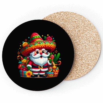 Discover Cinco de Mayo Santa Claus Coasters