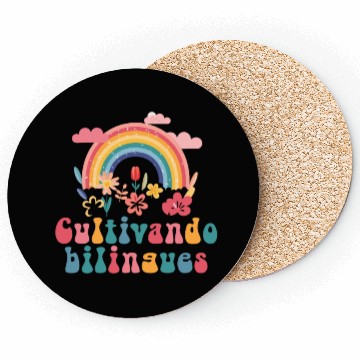 Discover Cultivando Bilingües Spanish Teacher Coasters