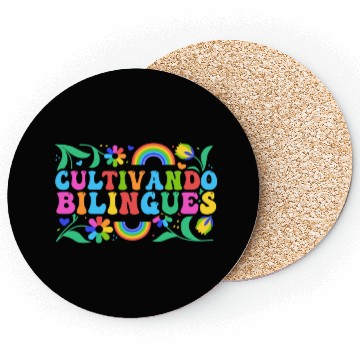 Discover Cultivando Bilingües Spanish Teacher Coasters