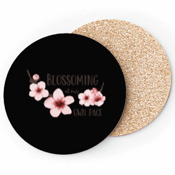 Discover Spring floral Coasters Elegant Cherry Blossom Design