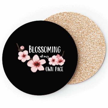 Discover Spring floral Coasters Elegant Cherry Blossom Design