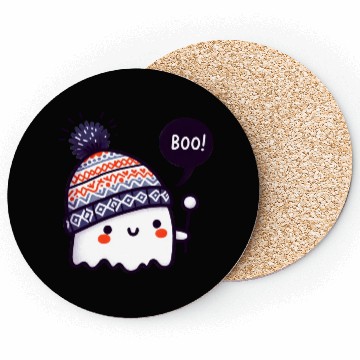 Discover Ghostly Surprise with Knitted Hat Coasters