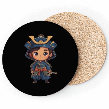 Discover Samurai warrior Kid Coasters