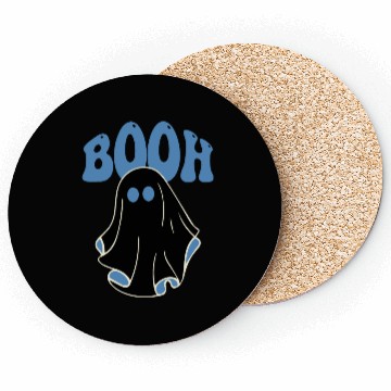 Discover funny Halloween ghost Coasters design