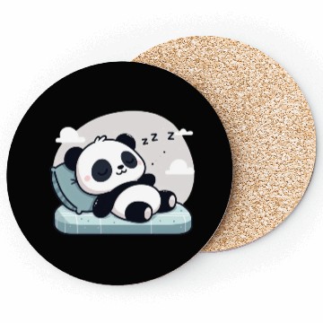 Discover Sleeping baby panda Coasters