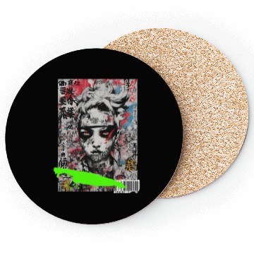 Discover Tokyo Urban Canvas Coasters