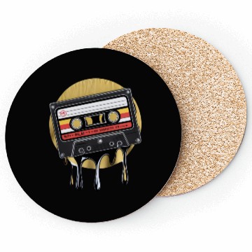 Discover Music Coasters, 80's Cassette Tape , Vintage Cassette