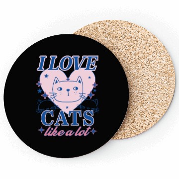 Discover I LOVE CAT, CAT LOVERS Coasters