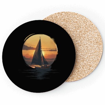 Discover Sailing Into The Sunset Serenity Coasters