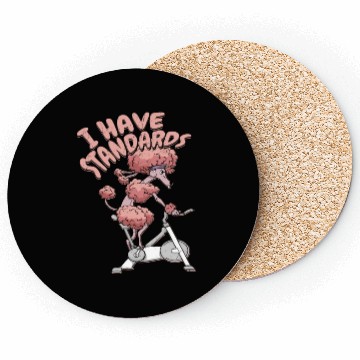 Discover I Have Standards Puppy Mom Dog Owner Dog Dad Coasters