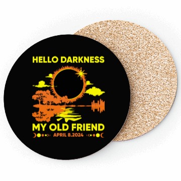Discover Hello Darkness My Old Friend - April 8th 2024 Coasters