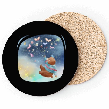 Discover Teddy Bear Up To Sky Using Butterfly Excited Coasters